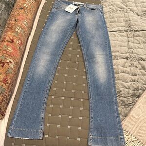 Balmain Light Blue Flared Jeans